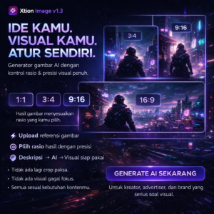 Aplikasi XTION Image | Generate Gambar Tanpa Watermark