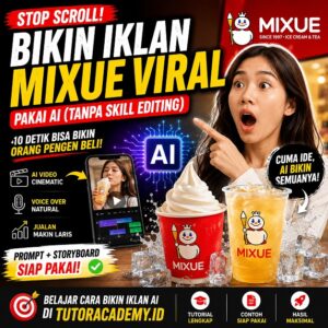90% Orang Bikin Konten Itu Salah. Ini Cara Bikin Iklan Mixue Viral Pakai AI (Tanpa Skill Editing)